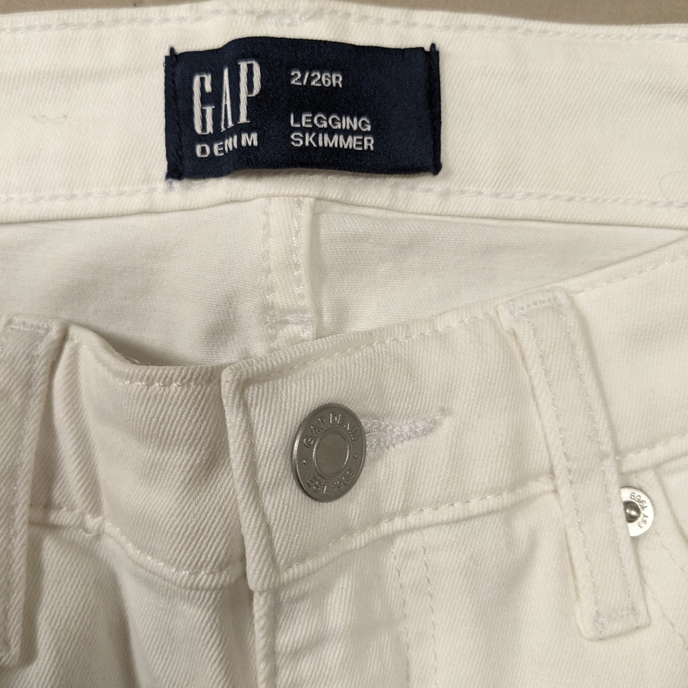 Gap Denim Stretch Legging Skimmer- size 2/26 - Picture 4 of 15